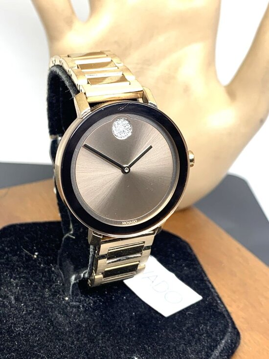 Movado Women\'s Watch 3601107 Bold Swiss Quartz Rose Gold Stainless Steel 34mm main image 8